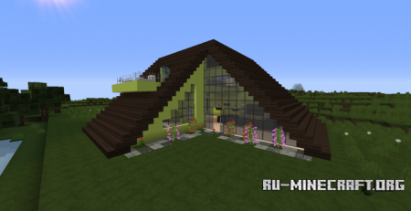 ������� Modern House 3 (A-Frame) ��� Minecraft