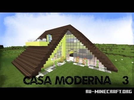 ������� Modern House 3 (A-Frame) ��� Minecraft