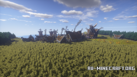 Скачать Galamansstrond: A Nordic Village для Minecraft