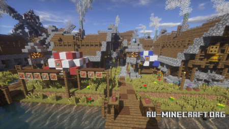 Скачать Galamansstrond: A Nordic Village для Minecraft
