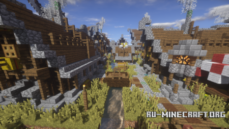 Скачать Galamansstrond: A Nordic Village для Minecraft