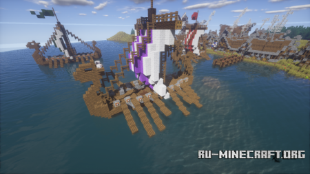 Скачать Galamansstrond: A Nordic Village для Minecraft