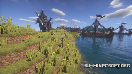 Скачать Galamansstrond: A Nordic Village для Minecraft