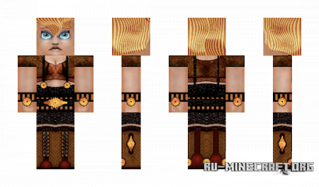 ������� HD ���� Girl Warrior ��� Minecraft