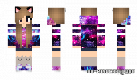 ������� HD ���� Space Girl ��� Minecraft