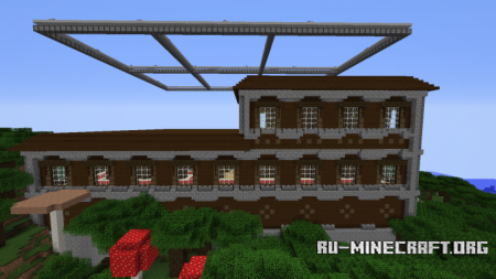  Burning Mansion  Minecraft