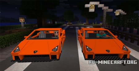 Скачать Sports Car: Lamborghini для Minecraft PE 1.0.0