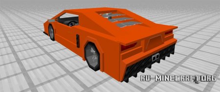 Скачать Sports Car: Lamborghini для Minecraft PE 1.0.0
