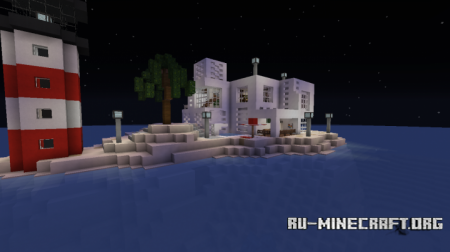  Island Mansion  Minecraft