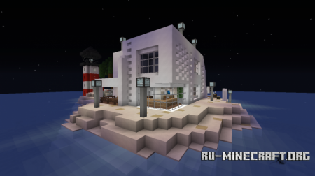  Island Mansion  Minecraft