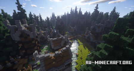  Oddburch - A Nordic Village  Minecraft
