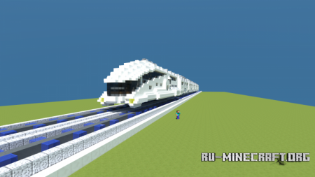  Anno 2070 - Futuristic Train  Minecraft