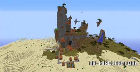 Скачать Vertical Broken Village для Minecraft