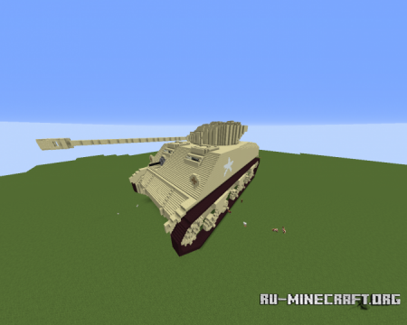 ������� USA M4 TANK ��� Minecraft