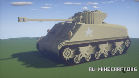������� USA M4 TANK ��� Minecraft