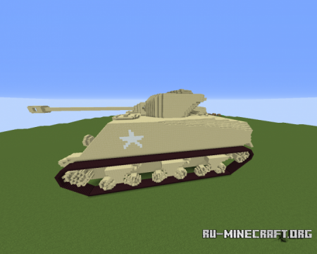 ������� USA M4 TANK ��� Minecraft