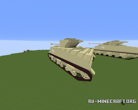 ������� USA M4 TANK ��� Minecraft