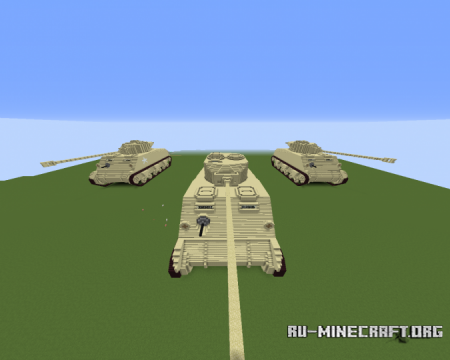 ������� USA M4 TANK ��� Minecraft