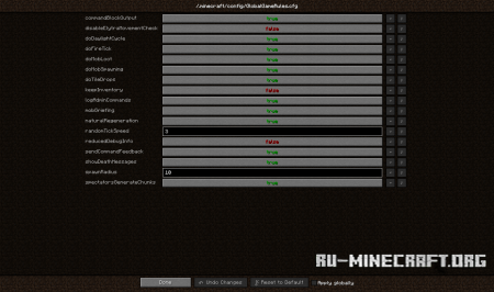  Global GameRules  Minecraft 1.12