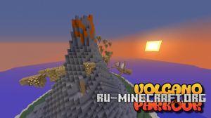 Скачать Volcano Parkour для Minecraft Скачать Volcano Parkour для Minecraft