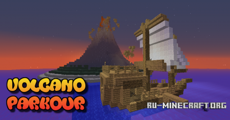 ������� Volcano Parkour ��� Minecraft