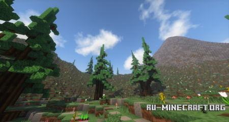 Скачать Fantasy Landscape для Minecraft