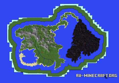 Скачать Fantasy Landscape для Minecraft