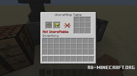  Uncrafting Table  Minecraft 1.12