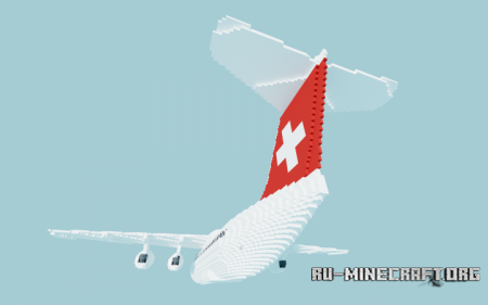  British Aerospace BAE 146-200 - SwissAir  Minecraft