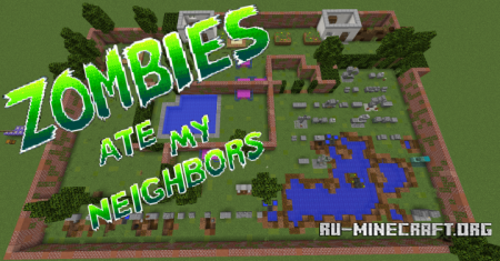 ������� Zombie ate my Neighbors ��� Minecraft