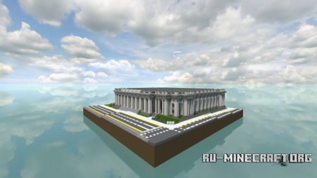 ������� Parliment House Adelaide, SA, Australia ��� Minecraft