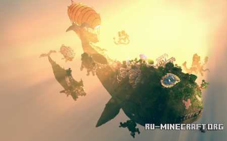 ������� Floating Whale Village ��� Minecraft