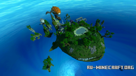 ������� Floating Whale Village ��� Minecraft