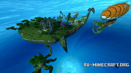 ������� Floating Whale Village ��� Minecraft