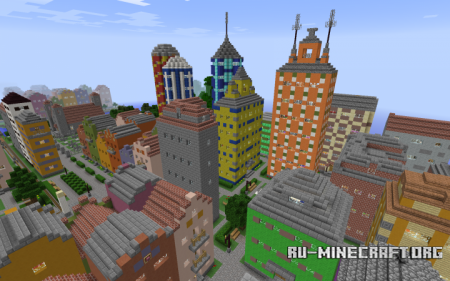 Скачать Seaside Town для Minecraft