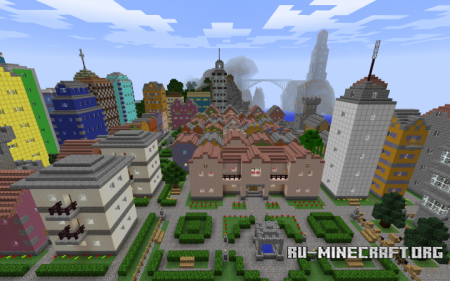 Скачать Seaside Town для Minecraft