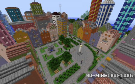 Скачать Seaside Town для Minecraft