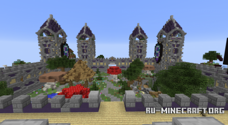 Скачать Floating Castle Skyblock для Minecraft