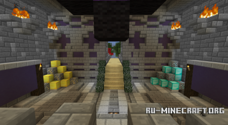 Скачать Floating Castle Skyblock для Minecraft