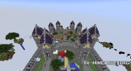 Скачать Floating Castle Skyblock для Minecraft