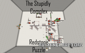  The Stupidly Complex Redstone Puzzle  Minecraft