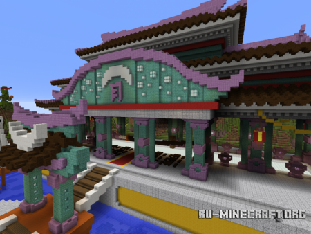  Moon Temple - Garden of Sky Hope  Minecraft