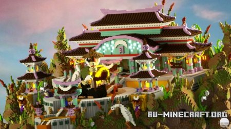  Moon Temple - Garden of Sky Hope  Minecraft