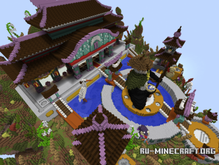  Moon Temple - Garden of Sky Hope  Minecraft