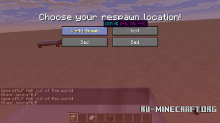  Respawn Location Picker  Minecraft 1.11.2