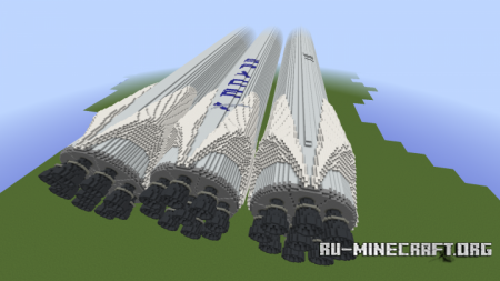  SpaceX's Falcon Heavy  Minecraft