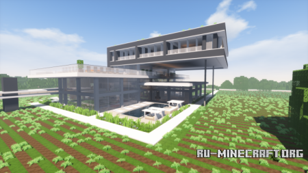 Скачать Modern Lake House для Minecraft
