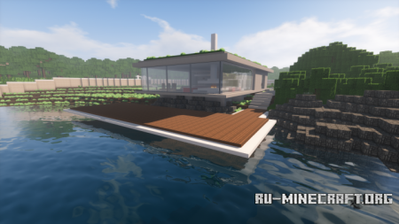 Скачать Modern Lake House для Minecraft