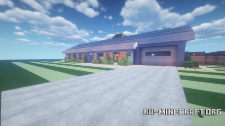  1950s Ranch Style Home  Minecraft