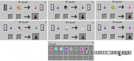 Скачать More Potions для Minecraft PE 1.2